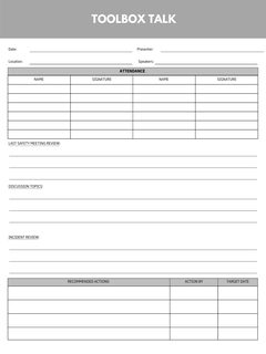 Page 2: Sign-in sheet